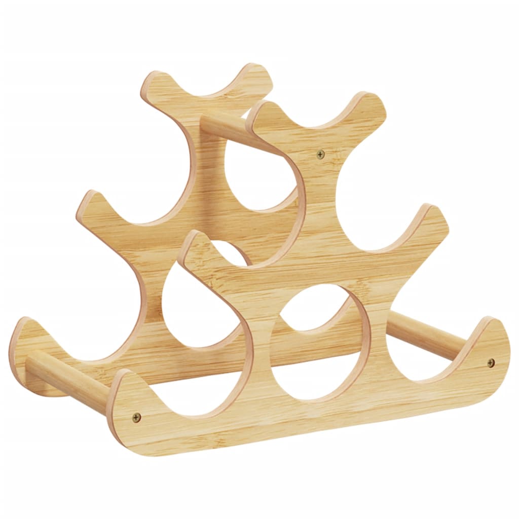 Stalak za vino za 6 boca 35 x 18 x 25,5 cm od bambusa