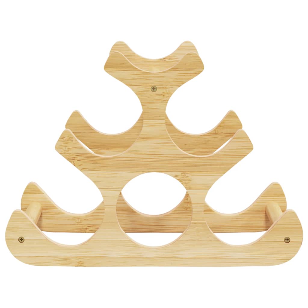 Stalak za vino za 6 boca 35 x 18 x 25,5 cm od bambusa