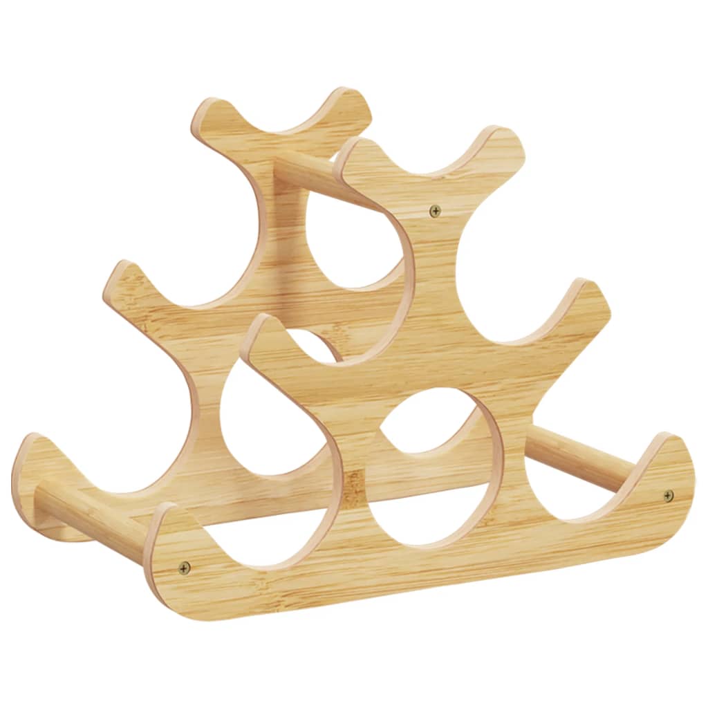 Stalak za vino za 6 boca 35 x 18 x 25,5 cm od bambusa
