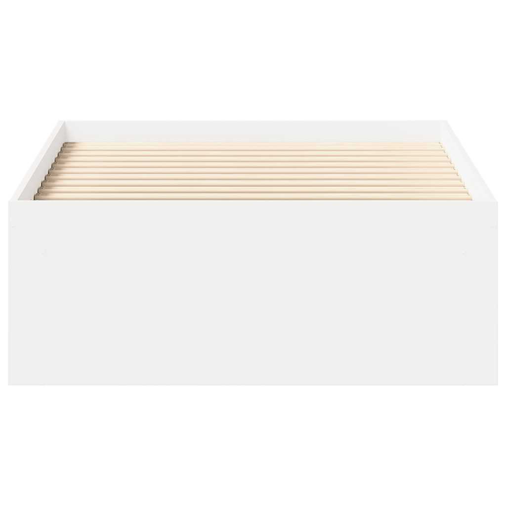 Okvir za krevet bijeli 90 x 200 cm
