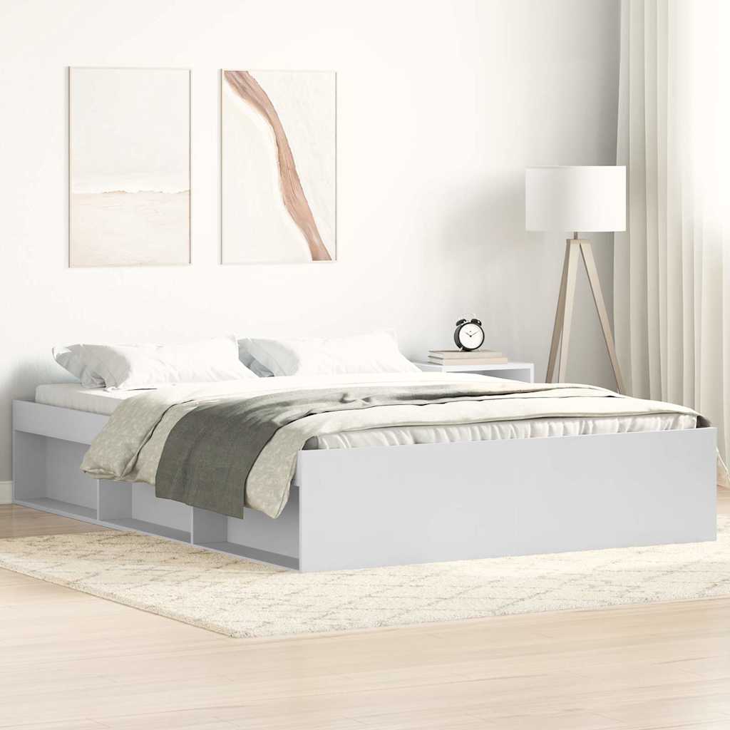 Okvir za krevet bijeli 120 x 200 cm