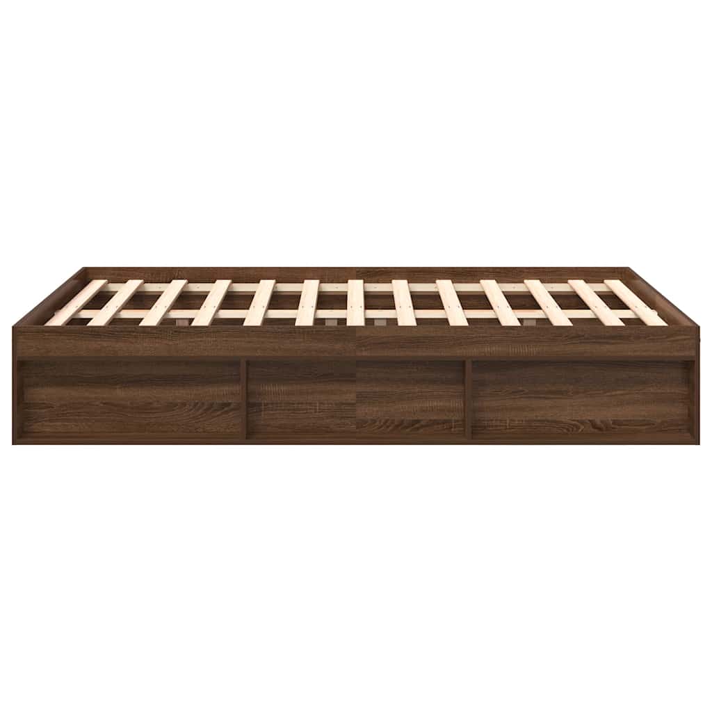 Okvir za krevet smeđa boja hrasta 120x200 cm