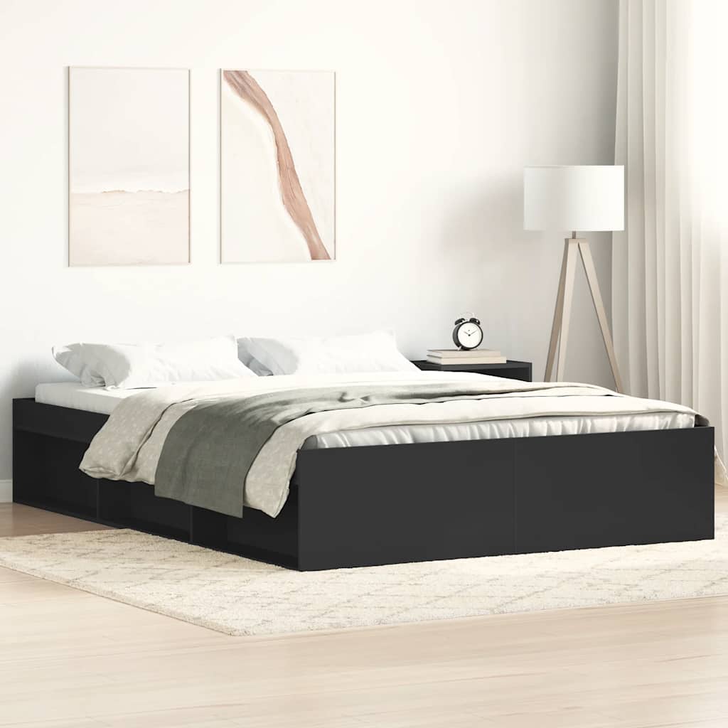 Okvir za krevet crni 140x200 cm
