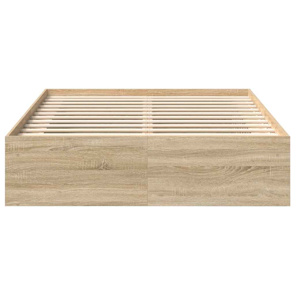 Okvir kreveta boja hrasta sonome 150x200 cm veliki bračni