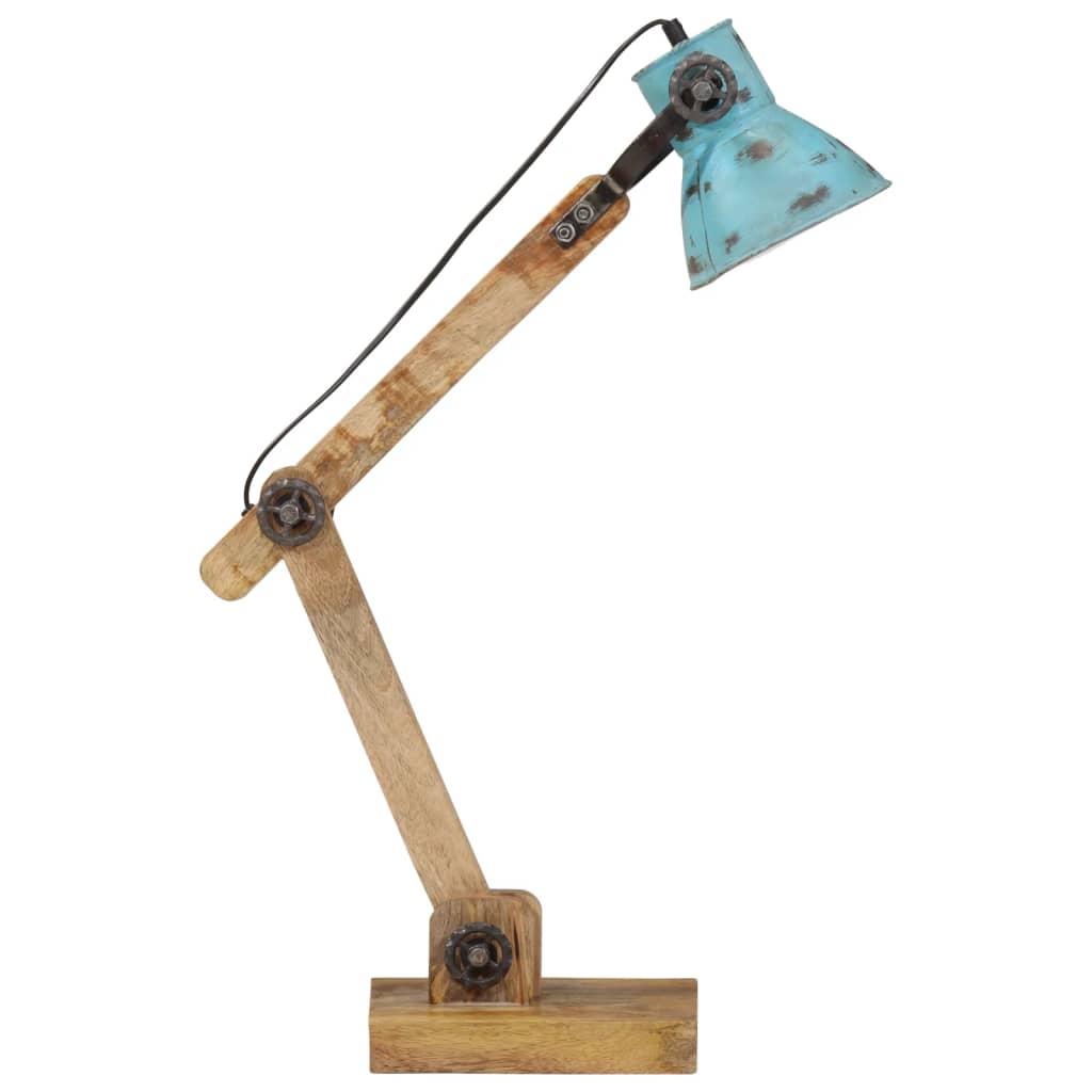 Stolna svjetiljka 25 W pohabano plava 23 x 18 x 96 cm E27