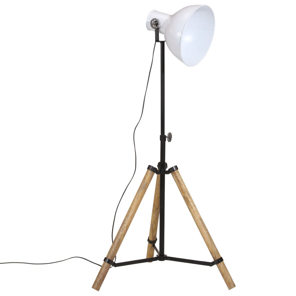 Podna svjetiljka 25 W bijela 75x75x90-150 cm E27