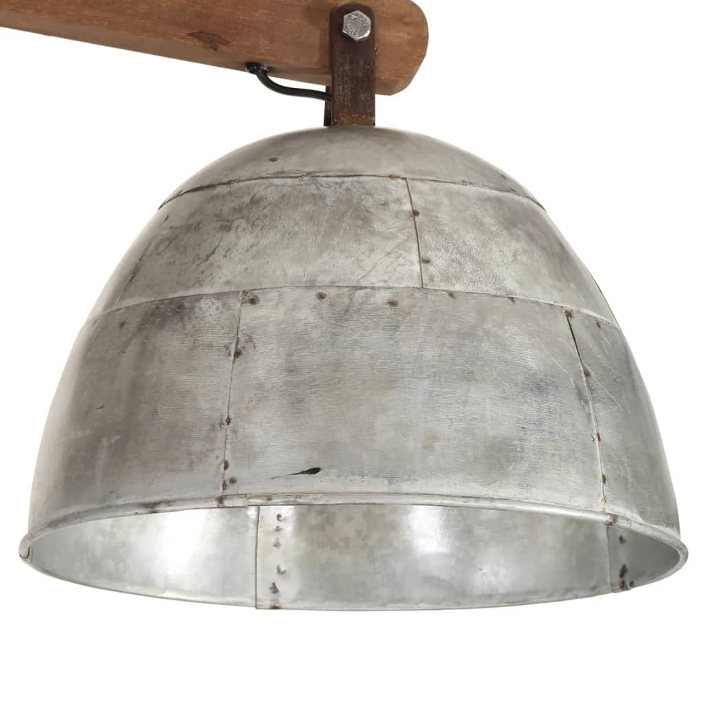 Stropna svjetiljka 25 W vintage srebrna 105x30x65-108 cm E27