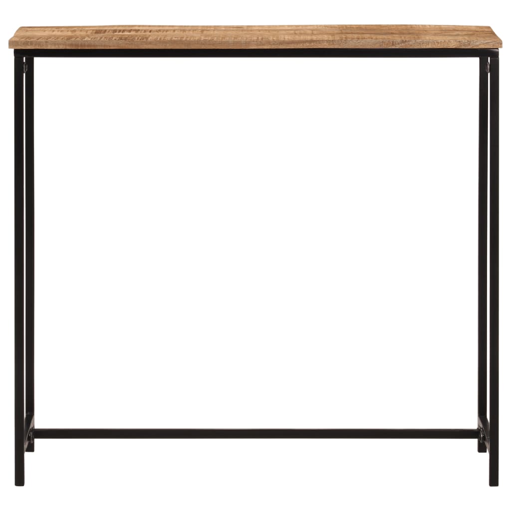 Konzolni stol 80 x 30 x 74 cm od masivnog drva manga i željeza