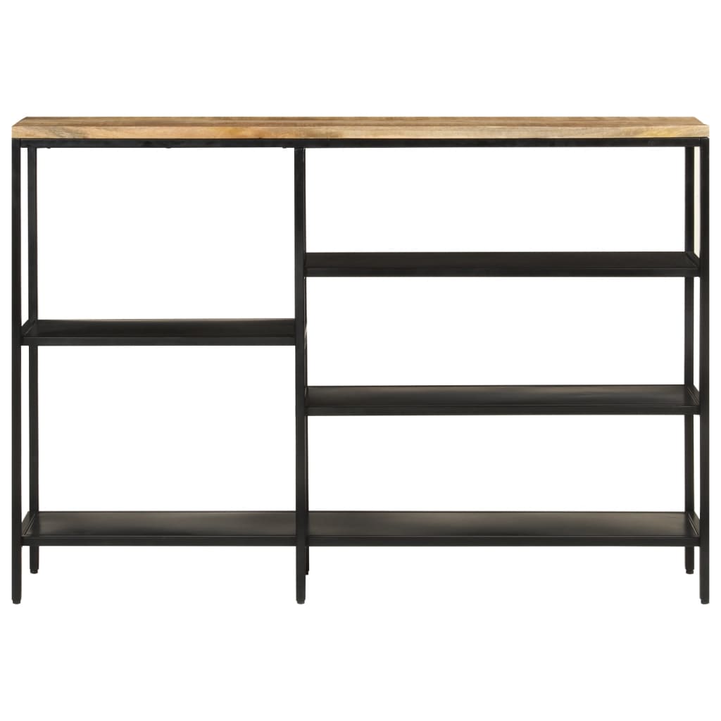 Konzolni stol 110x30x75 cm grubo masivno drvo manga i željezo