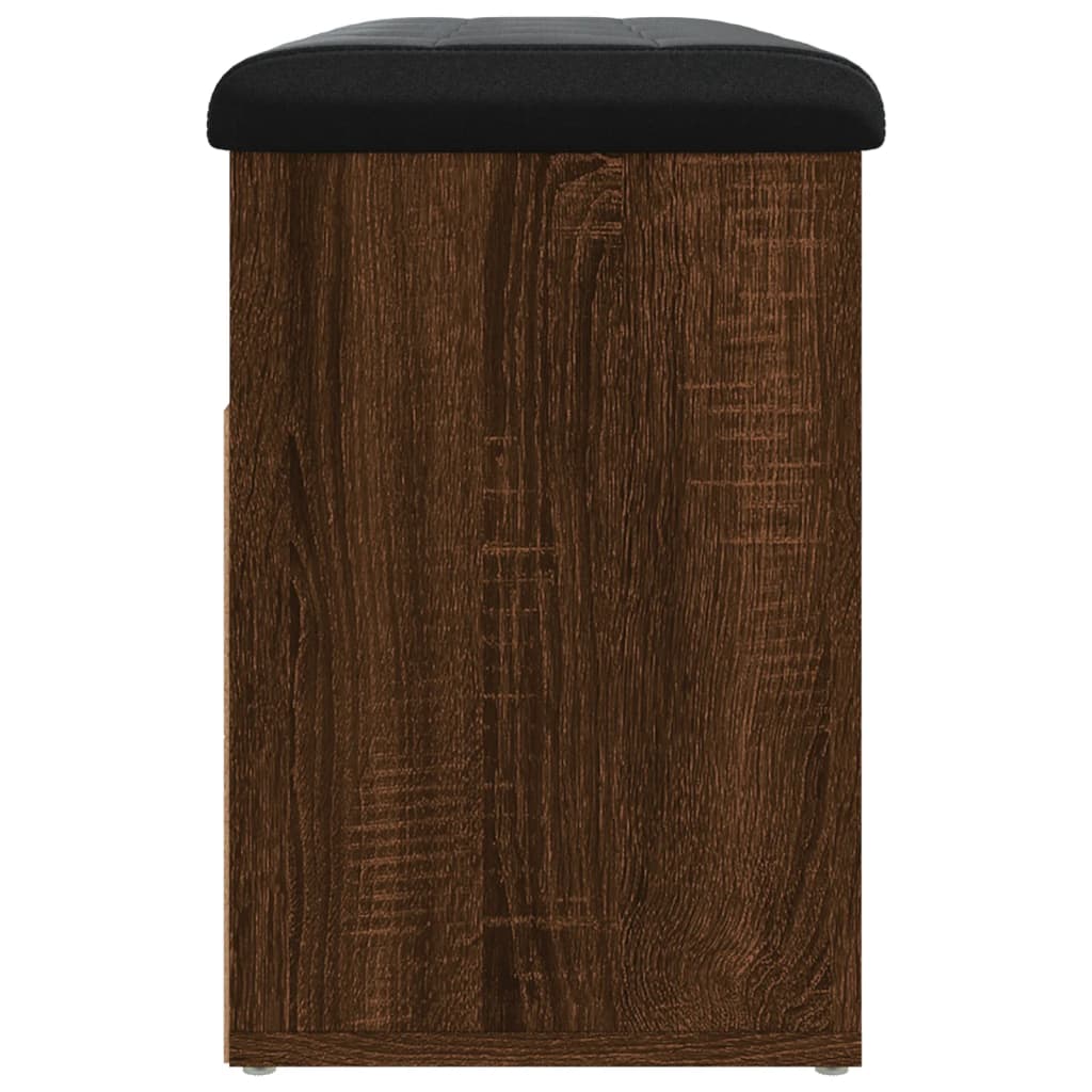 Klupa za cipele smeđa boja hrasta 82 x 32 x 45,5 cm drvena