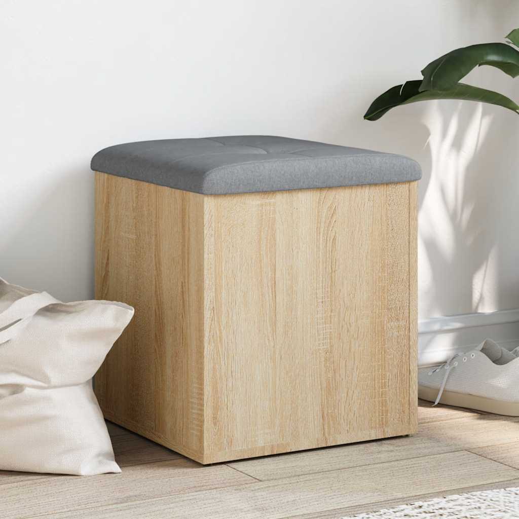 Klupa za odlaganje Sonoma hrast 42x42x45 cm Konstruirano drvo