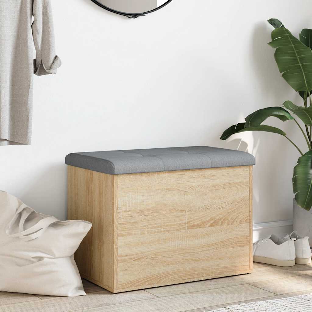 Klupa za odlaganje Sonoma hrast 62x42x45 cm Konstruirano drvo