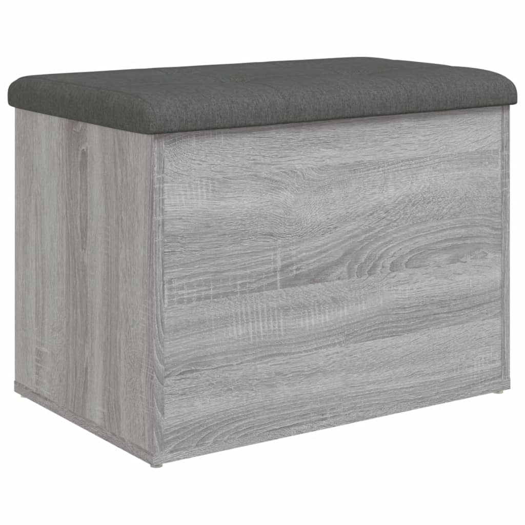 Klupa za cipele siva boja hrasta 62x42x45 cm konstruirano drvo