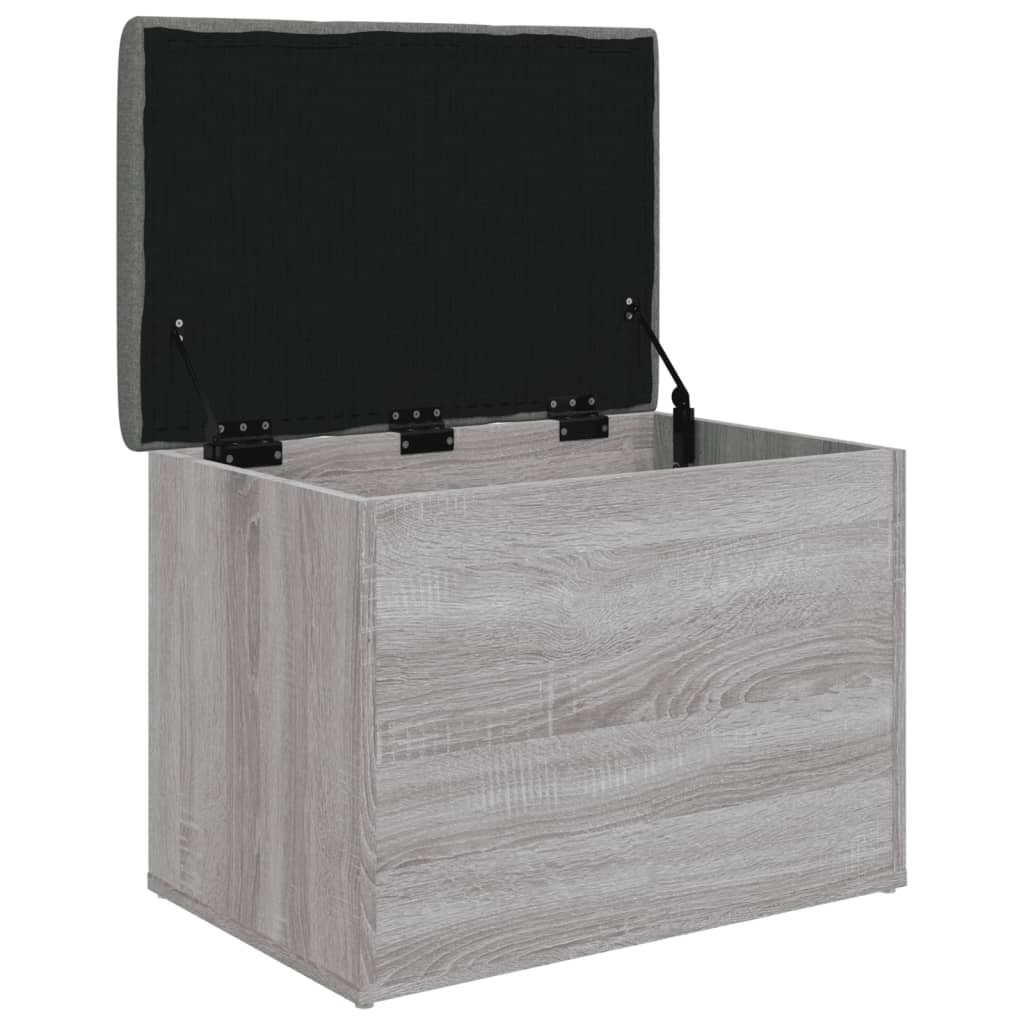 Klupa za cipele siva boja hrasta 62x42x45 cm konstruirano drvo