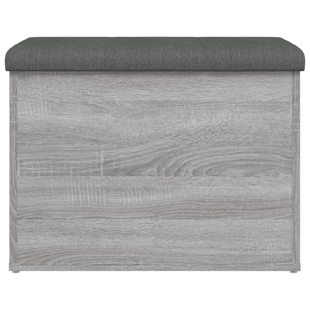 Klupa za cipele siva boja hrasta 62x42x45 cm konstruirano drvo