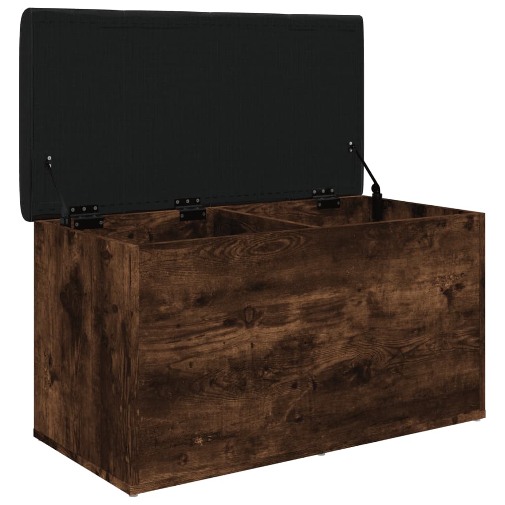 Klupa za pohranu boja hrasta 82x42x45 cm od konstruiranog drva