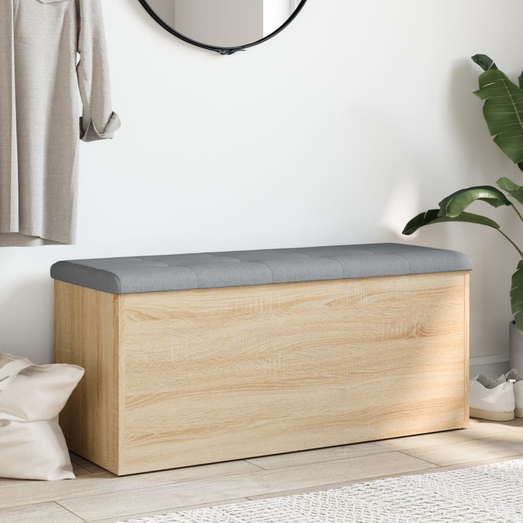 Klupa za odlaganje Sonoma hrast 102x42x45 cm Konstruirano drvo