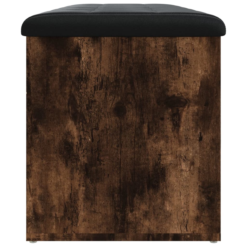 Klupa za pohranu boja hrasta 102x42x45 cm od konstruiranog drva