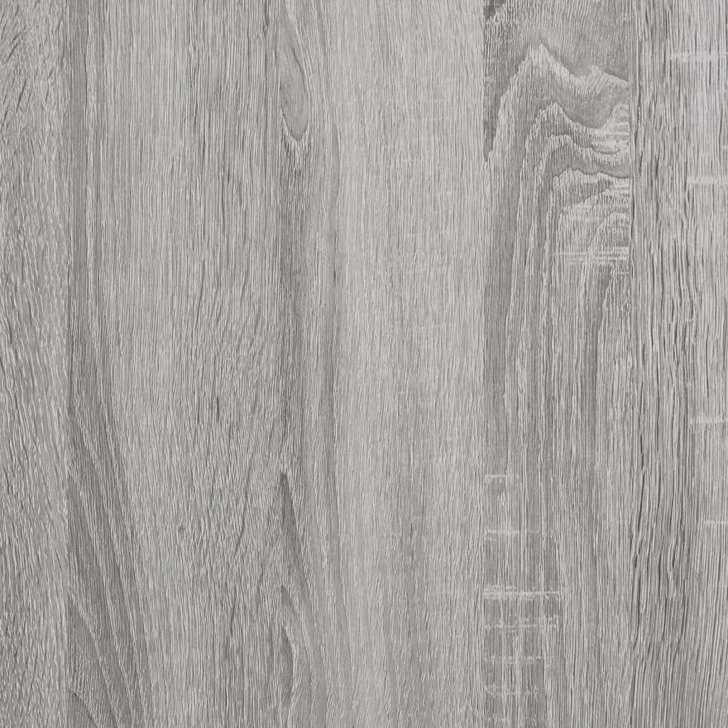 Klupa za cipele siva boja hrasta 102x32x50 cm konstruirano drvo