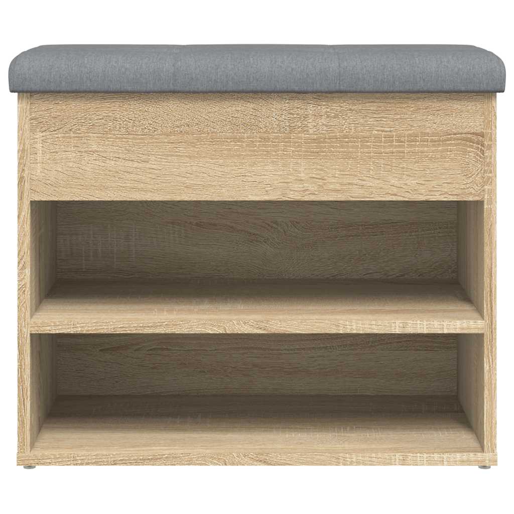 Klupa za cipele boja hrasta 62x32x50 cm konstruirano drvo