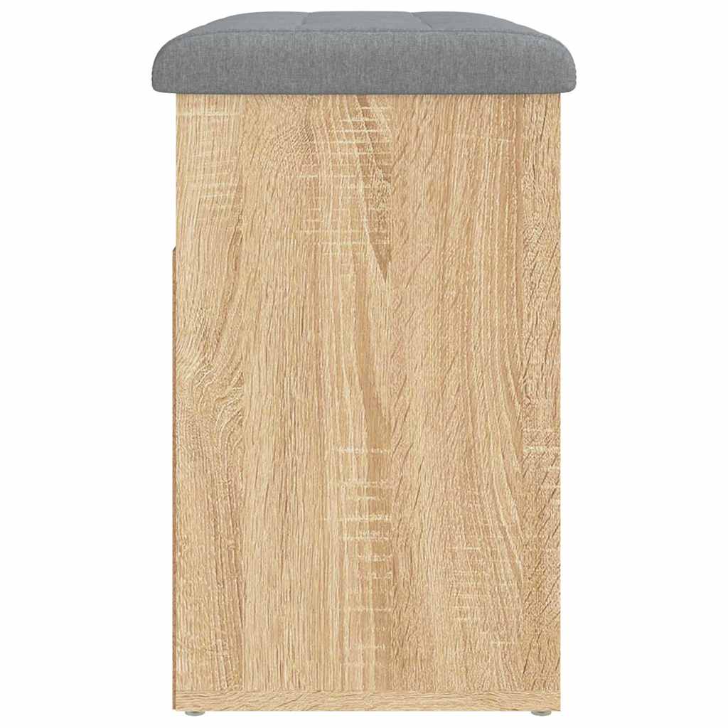 Klupa za cipele boja hrasta 62x32x50 cm konstruirano drvo