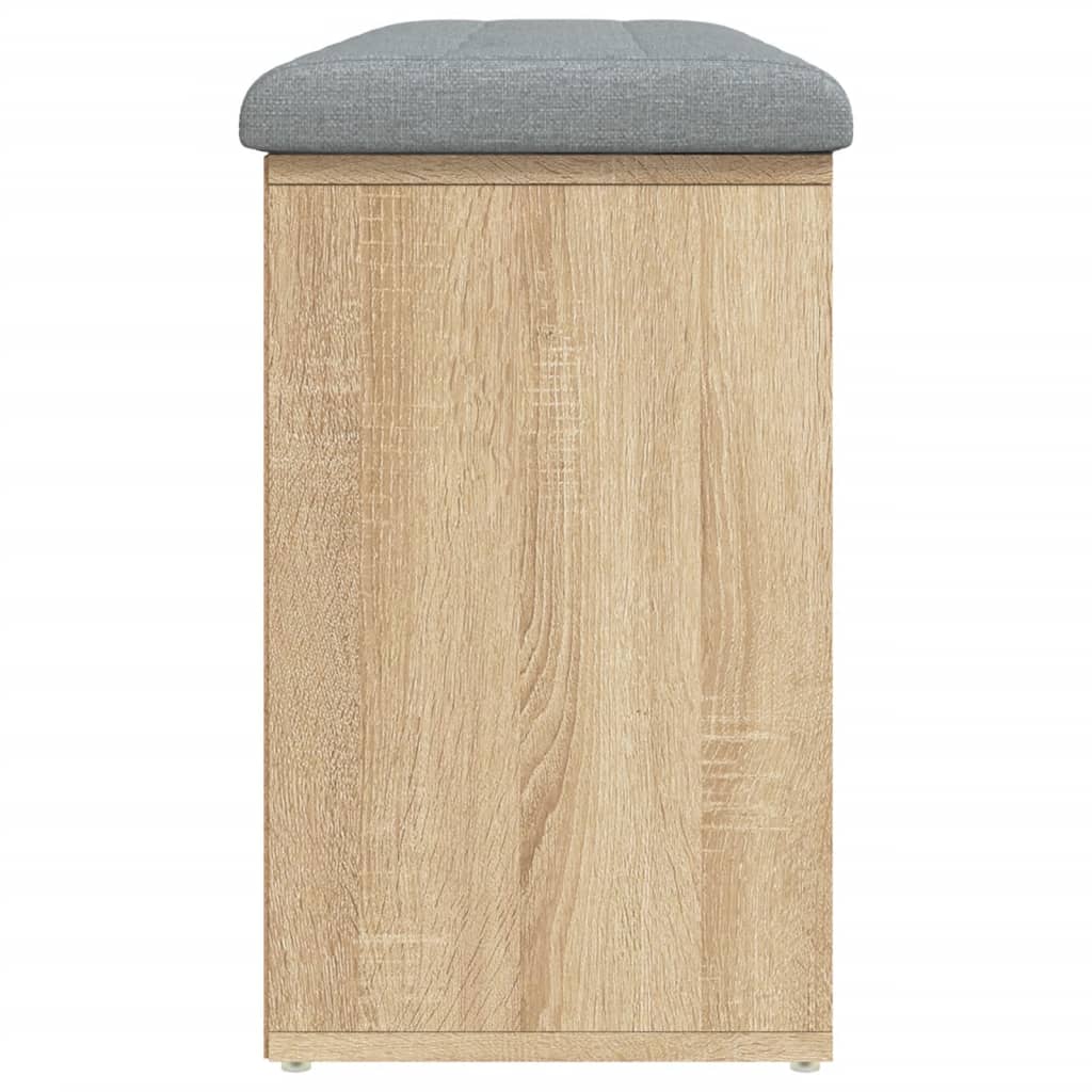 Klupa za cipele boja hrasta 102 x 32 x 50 cm konstruirano drvo