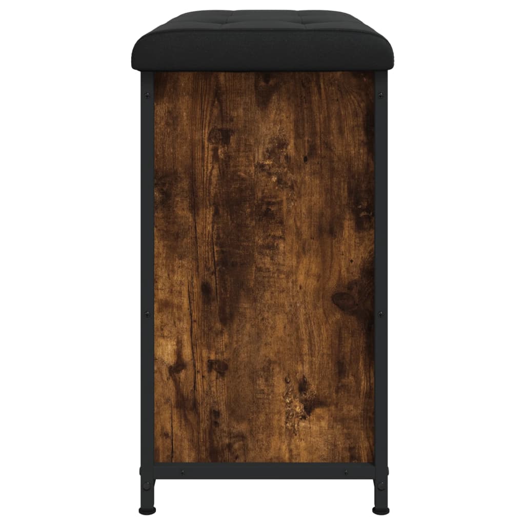 Klupa za cipele s preklopnom ladicom boja hrasta 62x32x56 cm