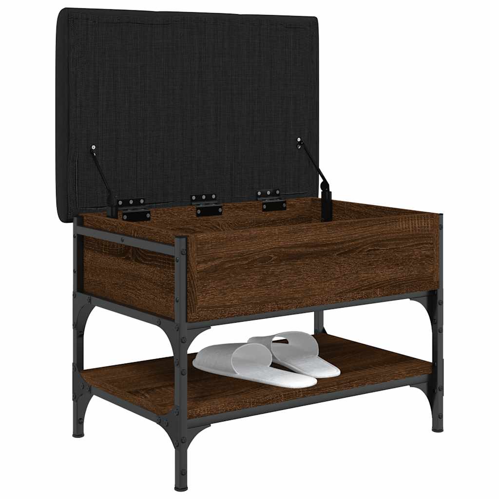 Klupa za cipele boja hrasta 62x42x45 cm od konstruiranog drva