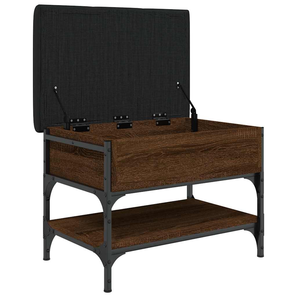 Klupa za cipele boja hrasta 62x42x45 cm od konstruiranog drva