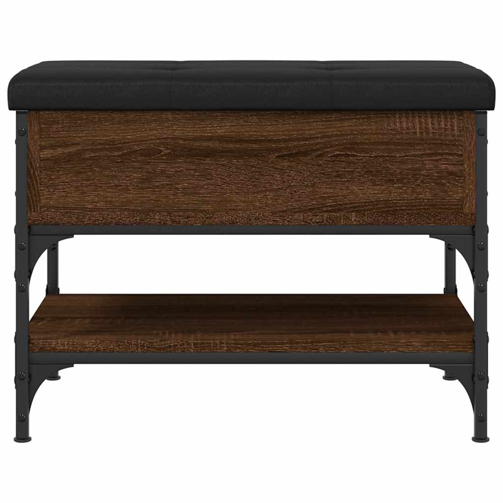 Klupa za cipele boja hrasta 62x42x45 cm od konstruiranog drva