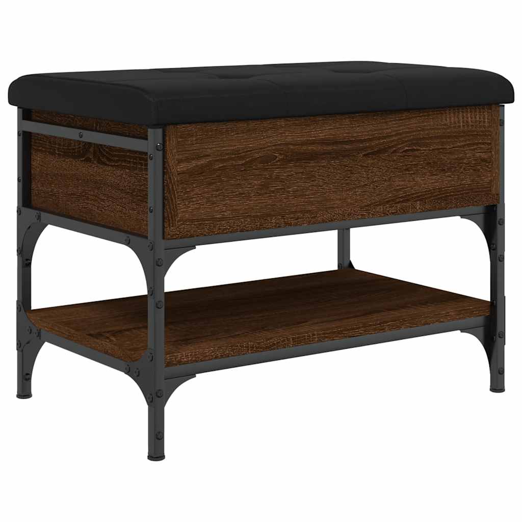 Klupa za cipele boja hrasta 62x42x45 cm od konstruiranog drva