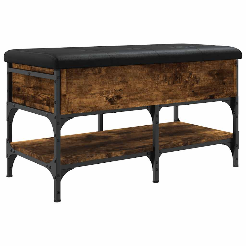 Klupa za cipele boja hrasta 82x42x45 cm od konstruiranog drva