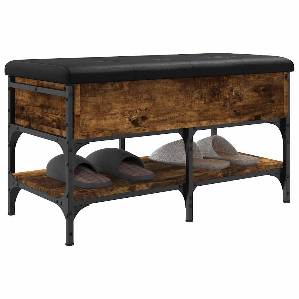 Klupa za cipele boja hrasta 82x42x45 cm od konstruiranog drva