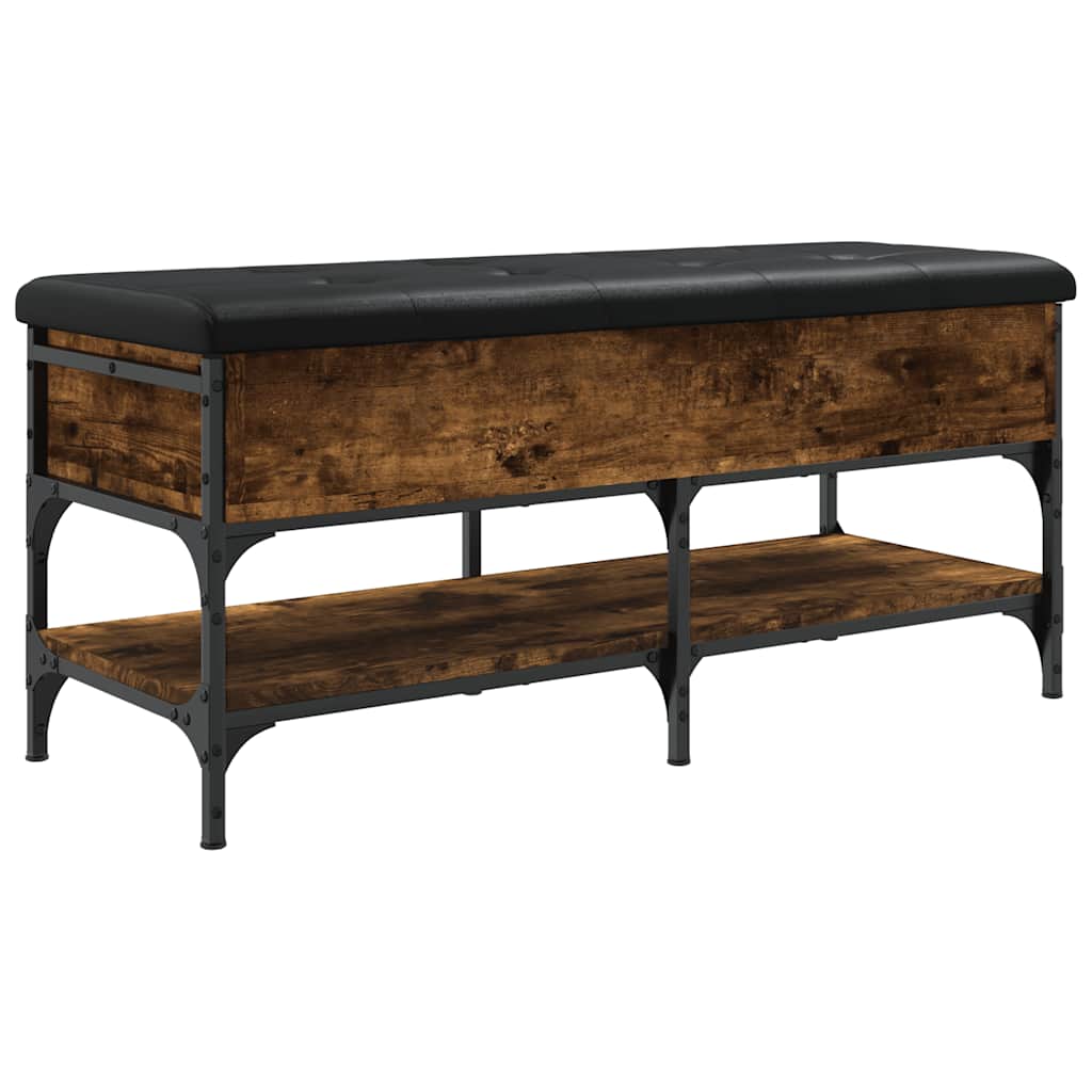 Klupa za cipele boja hrasta 102x42x45 cm konstruirano drvo