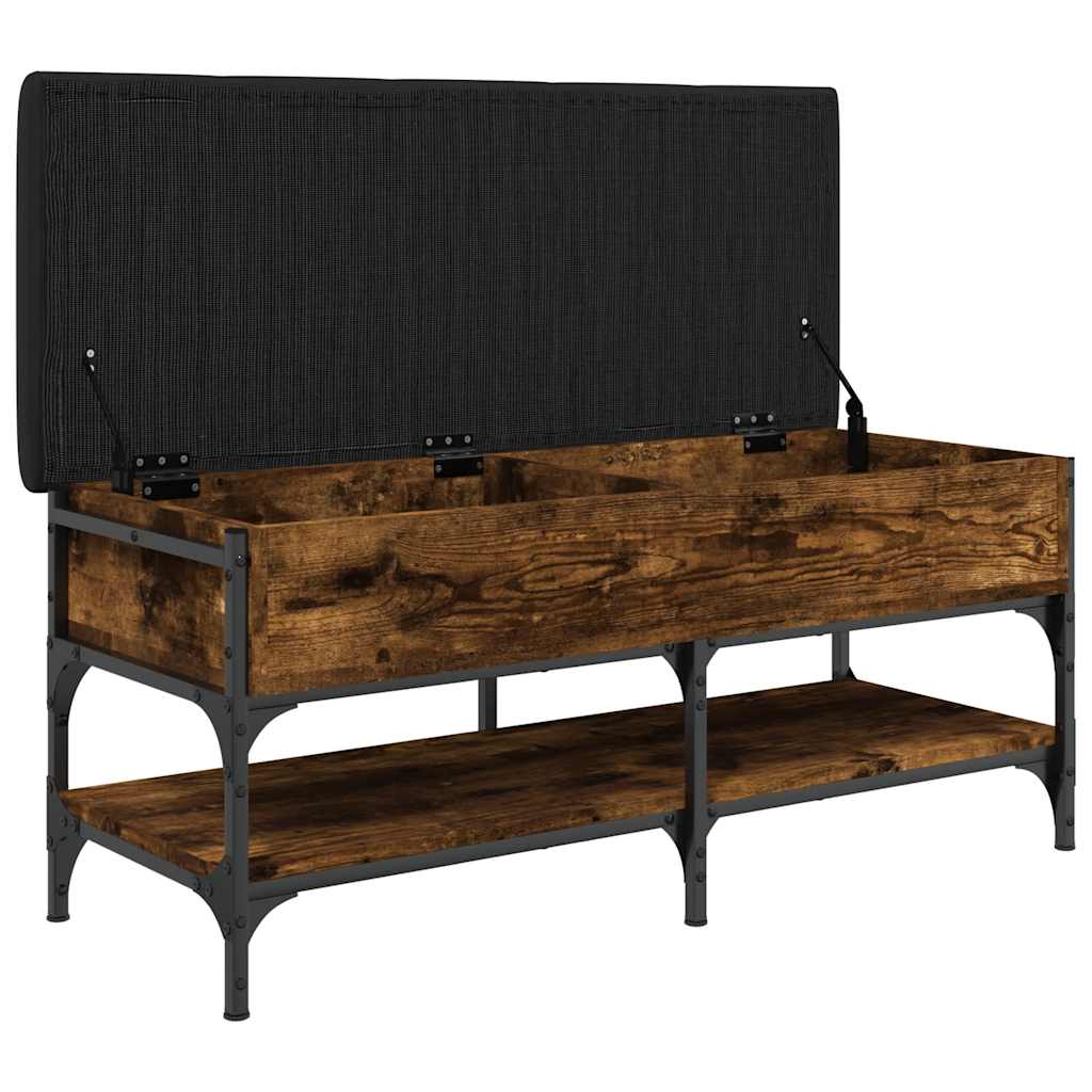 Klupa za cipele boja hrasta 102x42x45 cm konstruirano drvo