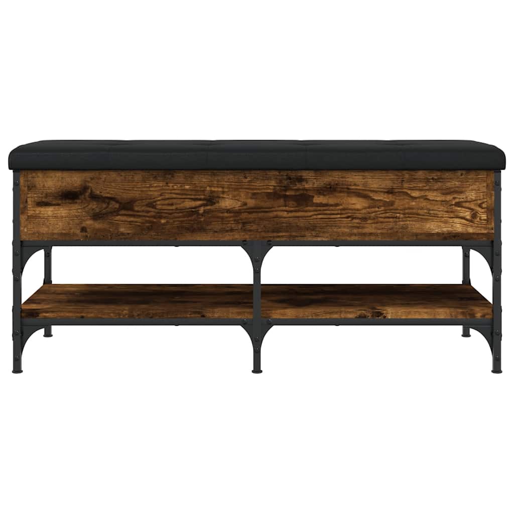 Klupa za cipele boja hrasta 102x42x45 cm konstruirano drvo