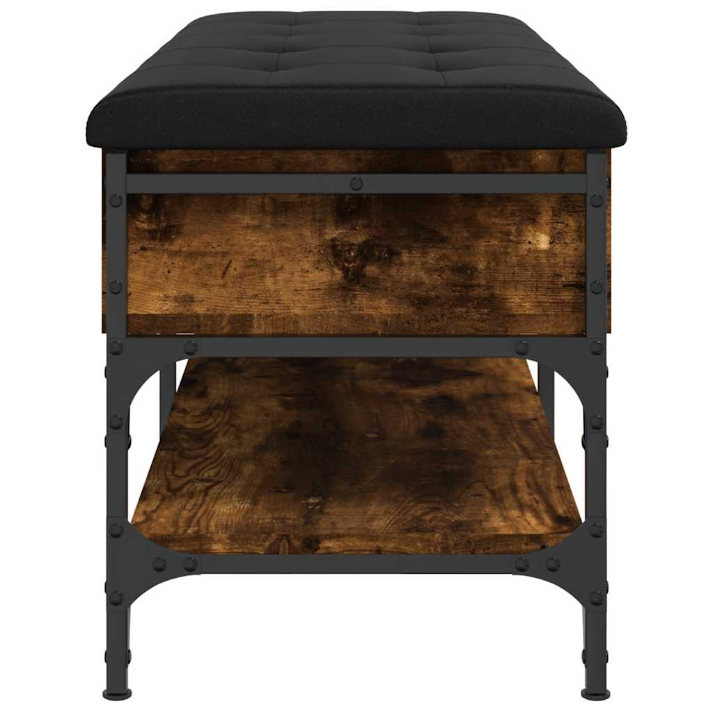 Klupa za cipele boja hrasta 102x42x45 cm konstruirano drvo