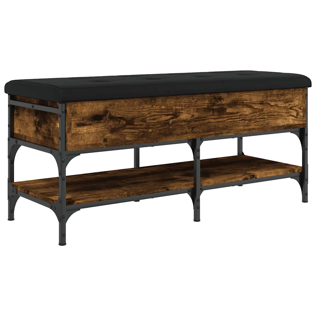 Klupa za cipele boja hrasta 102x42x45 cm konstruirano drvo