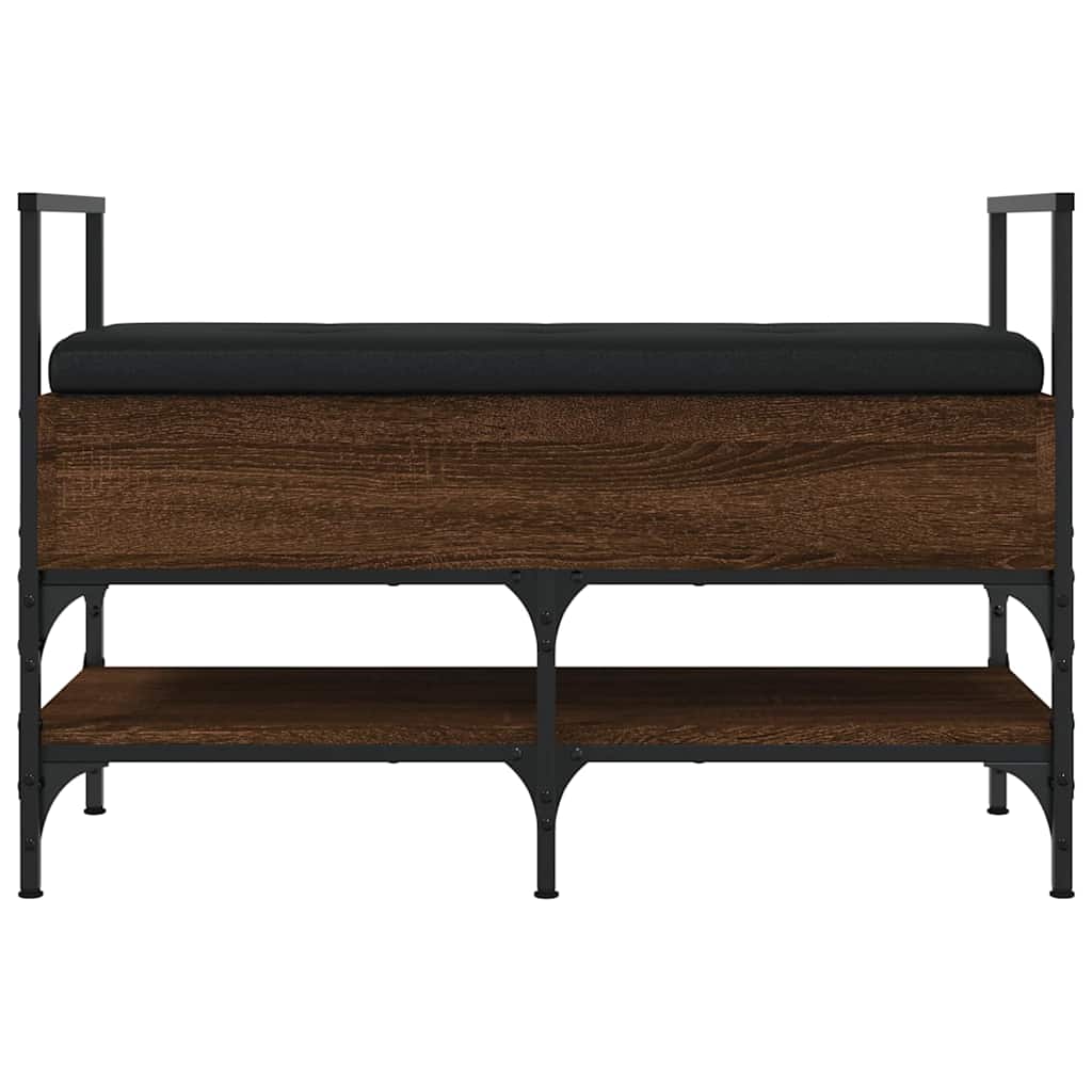 Klupa za cipele boja smeđeg hrasta 85,5x42x57,5 cm drvena