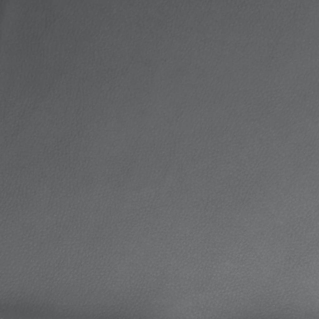 Električni naslonjač na podizanje od umjetne kože siva