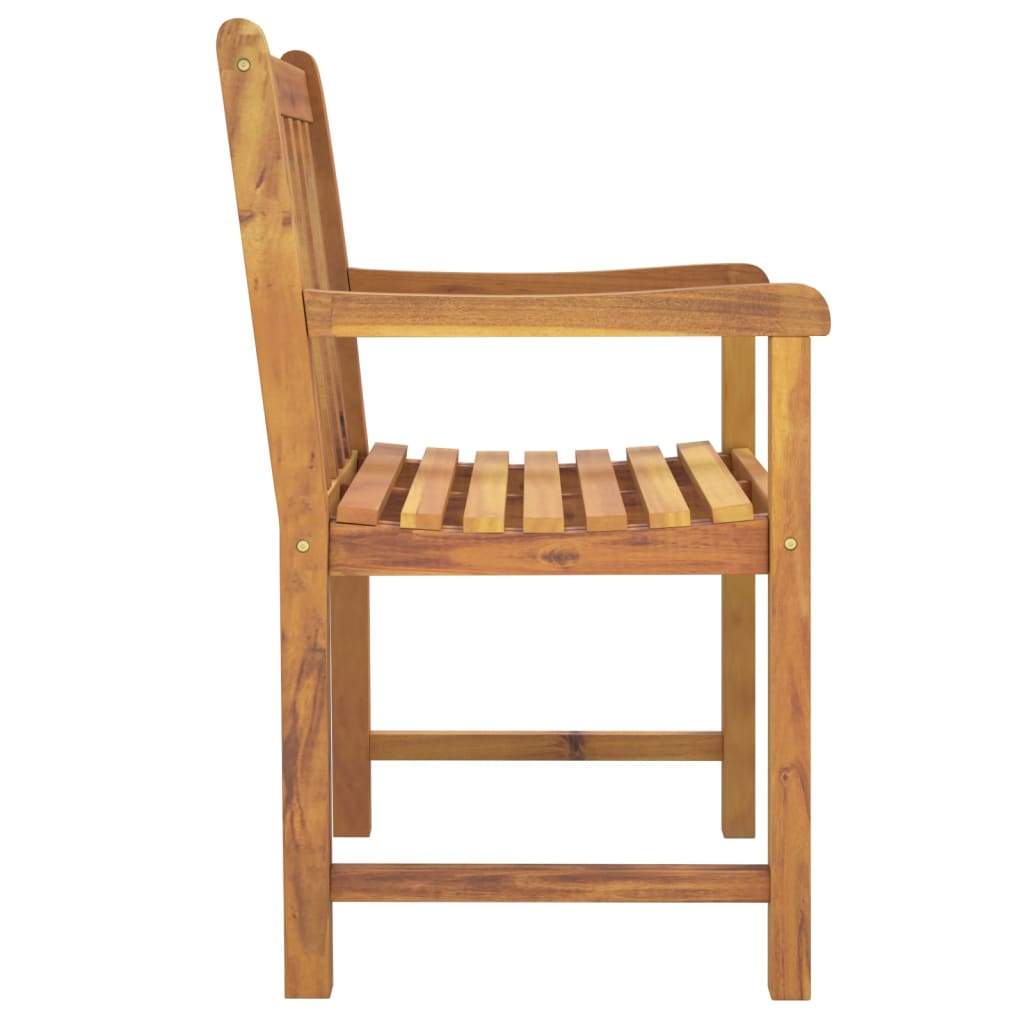 Vrtne stolice 4 kom 56 x 55,5 x 90 cm od masivnog drva bagrema
