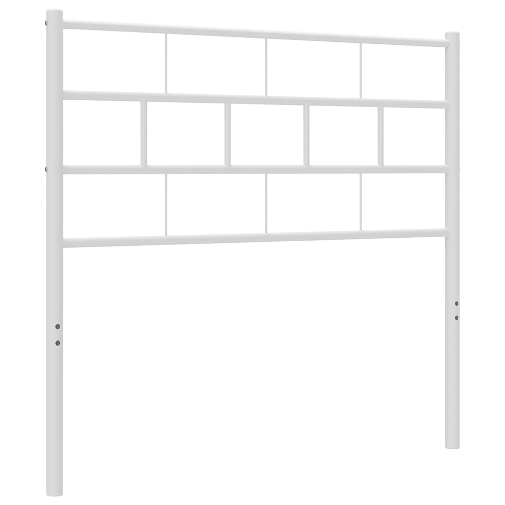 Metalno zamjensko uzglavlje bijelo 75 cm