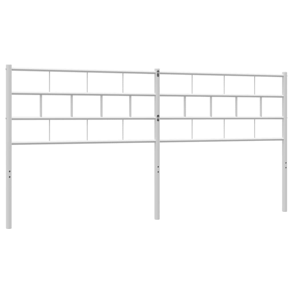 Metalno zamjensko uzglavlje bijelo 160 cm