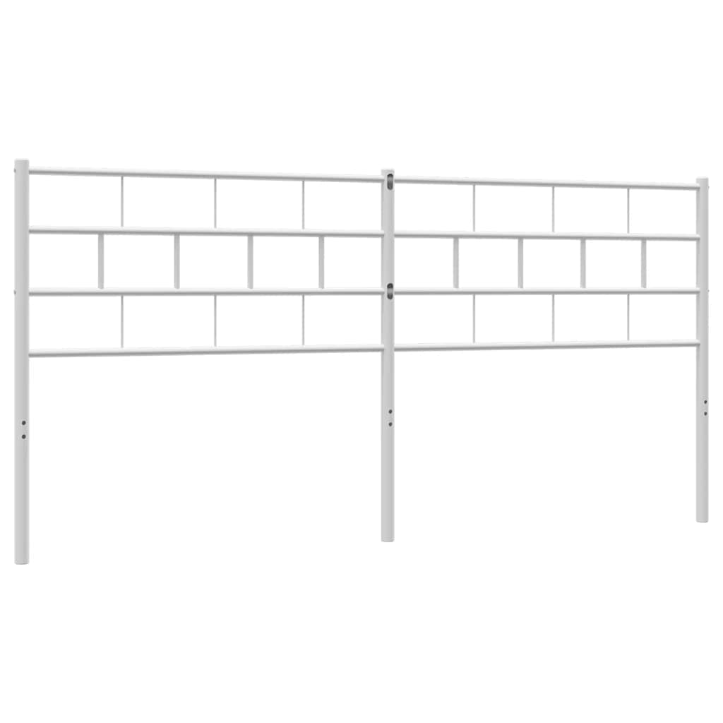 Metalno zamjensko uzglavlje bijelo 200 cm