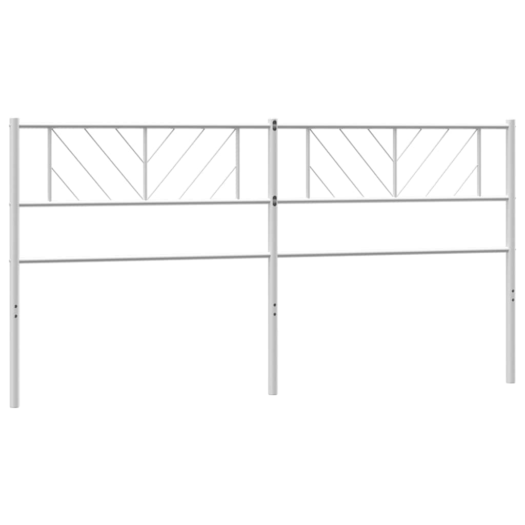 Metalno zamjensko uzglavlje bijelo 200 cm
