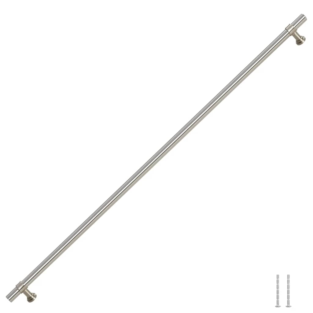 Ručke za ormarić 5 kom srebrne 480 mm od nehrđajućeg čelika