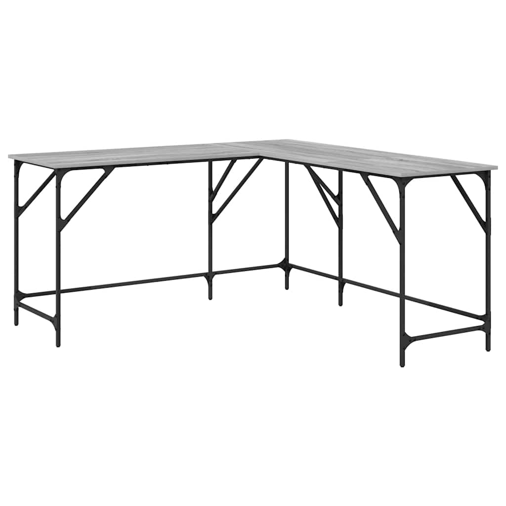 Radni stol boja hrasta sonome 149x149x75 cm konstruirano drvo