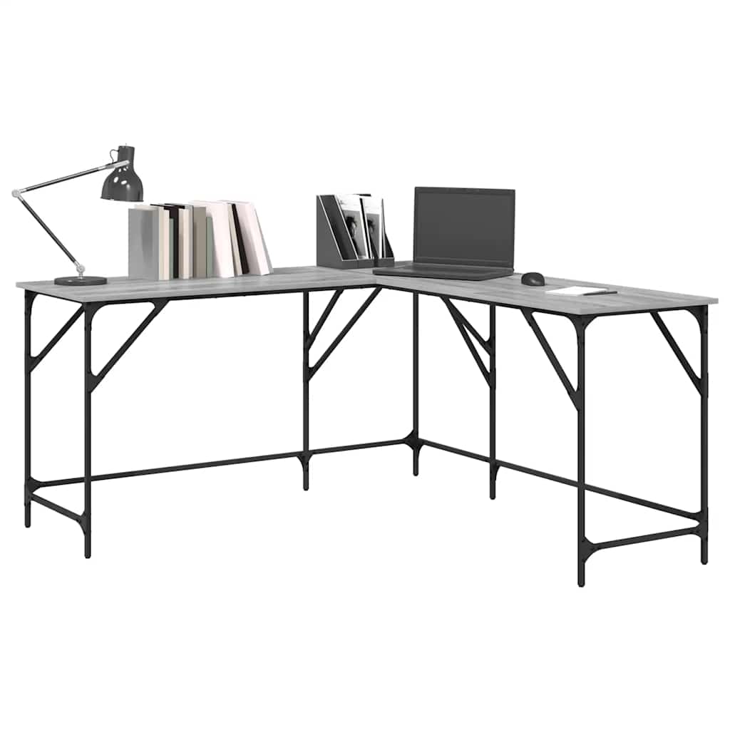 Radni stol boja hrasta sonome 149x149x75 cm konstruirano drvo