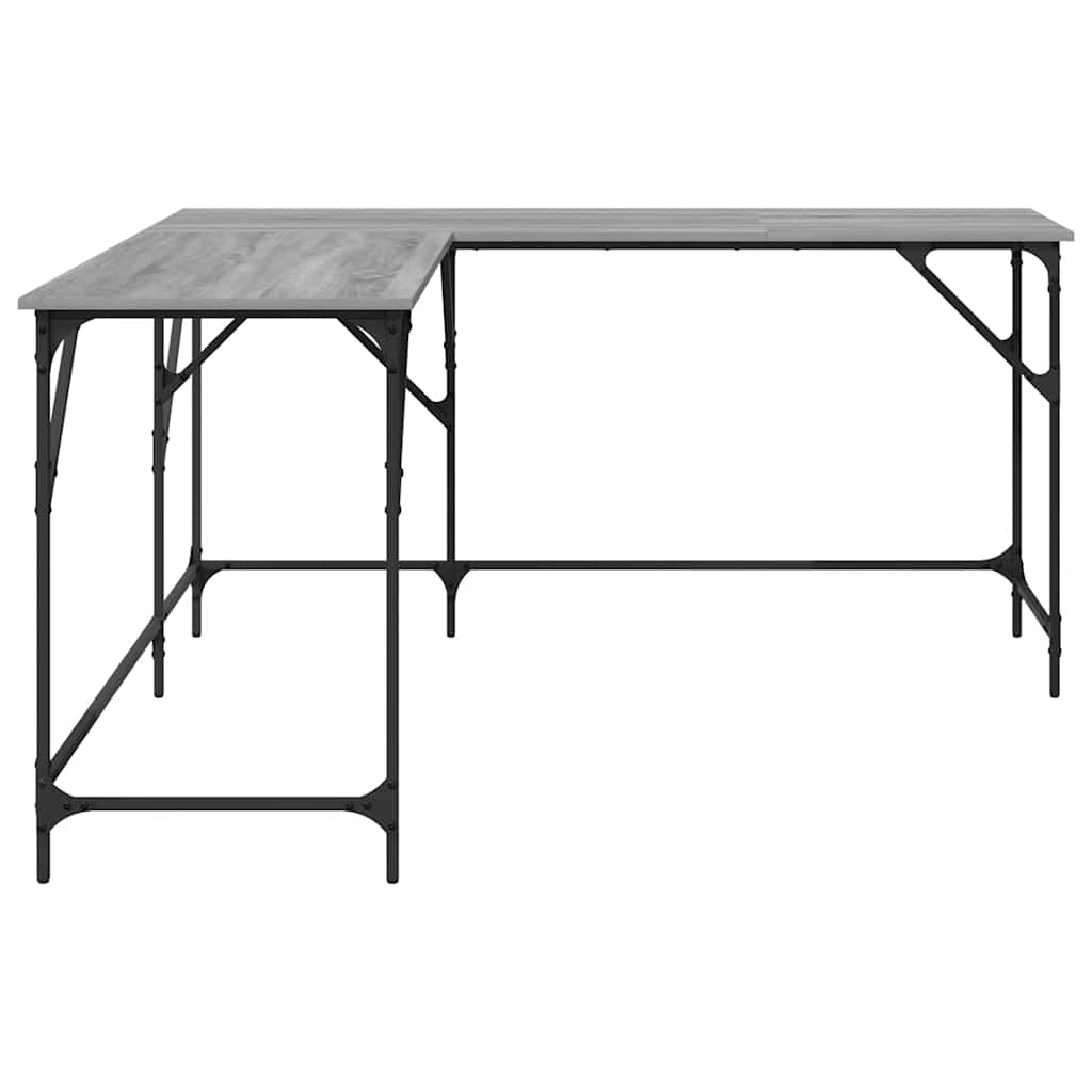 Radni stol boja hrasta sonome 149x149x75 cm konstruirano drvo
