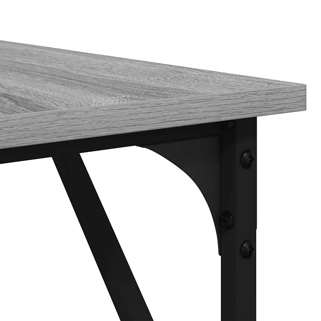 Radni stol boja hrasta sonome 149x149x75 cm konstruirano drvo